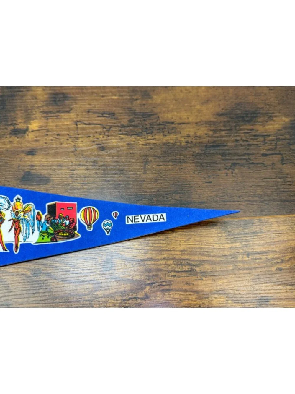 Vintage Reno Nevada Souvenir Felt Pennant 27 inches
